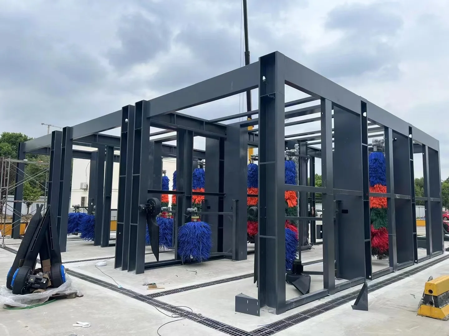 Shinewash R5 Fully Automatic Wash Machine for Bus Truck Train Gantry Rollover & Tunnel Type Two Options Fast Speed 3 Mins a Car