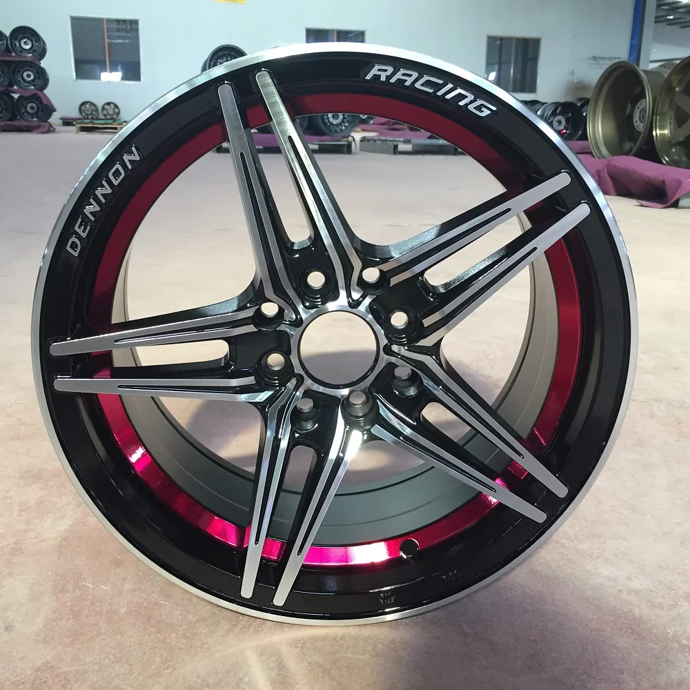 DM622 Factory Customized Aftermarket 4 Hole Car Rims Alloy Wheels 15 Inch