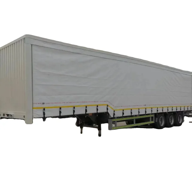 China box semi trailer side curtain trailer drop side open side