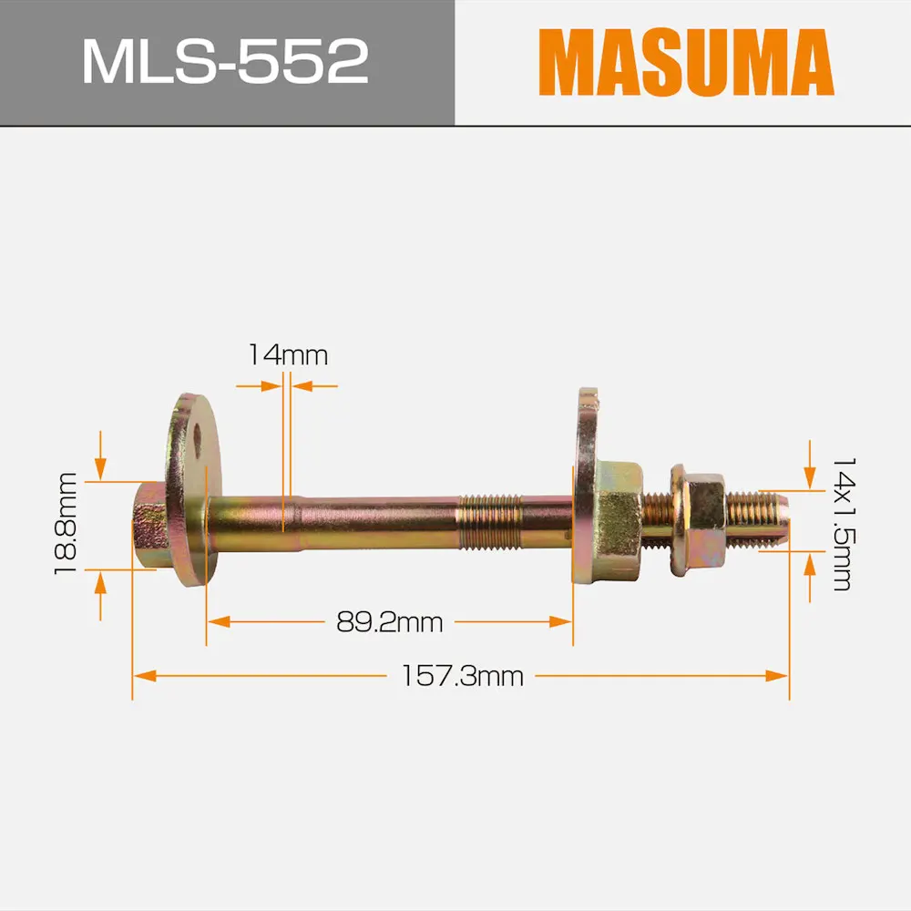 MLS-552 MASUMA Car Auto spare Parts Camber adjust bolt 90179-14069 