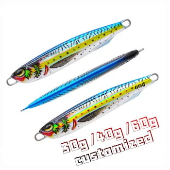 3D Printed DUO Slow Fall Pitch Jigging Metal Lure Bait 30g/40g/60g for Sea Bass Pike Fishing Jig Lure – Metal Jig – view 2
