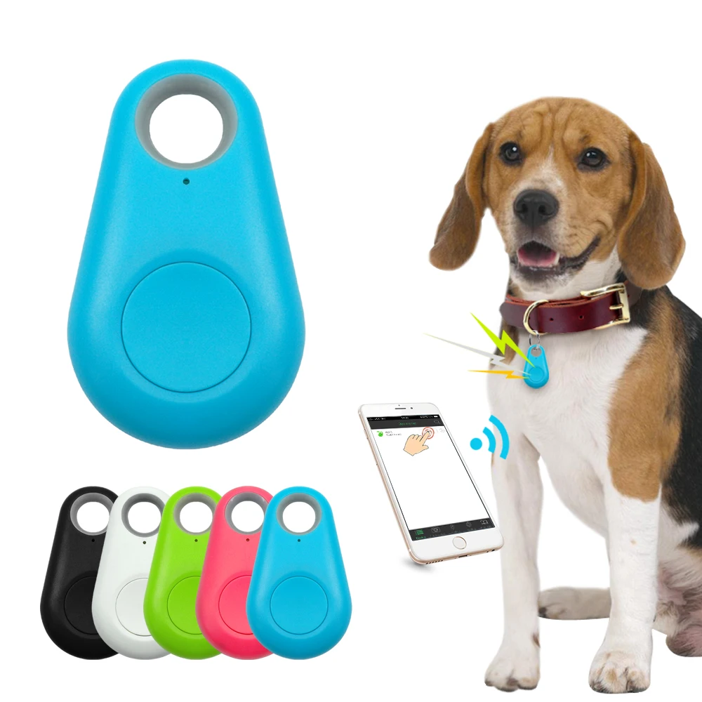 Chanhan 1 pcs Smart Mini GPS Tracker Waterproof Bluetooth Tracer GPS For Pet Dog Cat Keys Wallet Bag Kids GPS Pet Tracker Finder Equipments