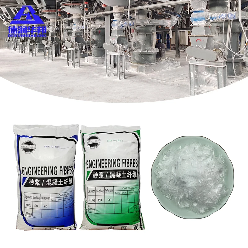 3 mm/6 mm/9 mm Cellulosefaser Polypropylenfaser PP Verstärkungsfaser für Faserzementplatten, Außenwandelemente, Minerale