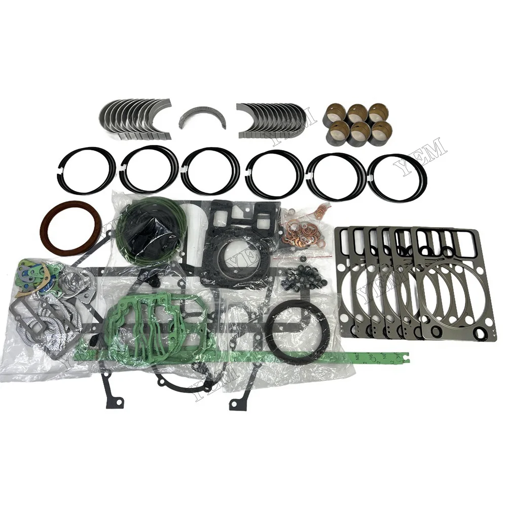 Overhaul Kit With Rings Set Fit for Deutz BF6M1015 Engine Parts