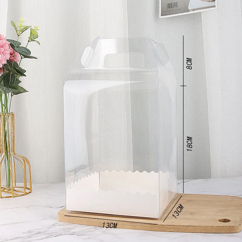 Cake Takeaway Boxes for Packaging Transparent Cup Plastic Custom Disposable Bakery Food Grade Small 5 Inch XINDA Packaging Clear
