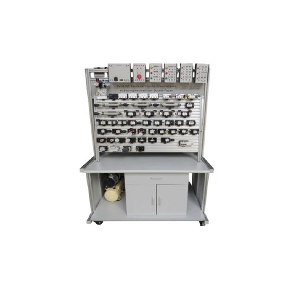 Plc Bench PLC Controlled Pneumatic & Hydraulic Training Test Bench - Educational ...
