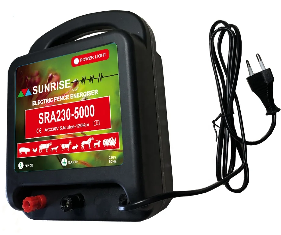 The Most Powerful 120 KM Guard Electric Fence Energizer with Waterproof Eco-Friendly Design and 3D Modeling Service