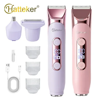 Hatteker Lady Shaver 3 in 1 Electric Shaver for Women, USB