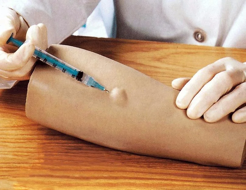 Интрадермальная тренировочная модель Arm, тренировочный симулятор для тестирования кожи, клиническое обучение