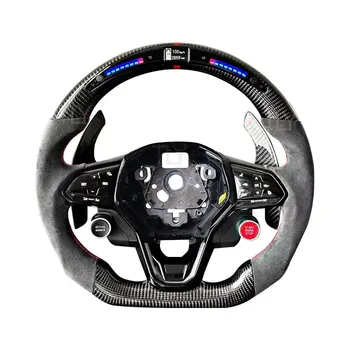 Car Steering Wheel for volkswagen VW Golf 8 Golf8 Mk7 Mk8 gti 7r Steering Wheels for Volant Lenkrad Carbon Fiber Steering Wheel
