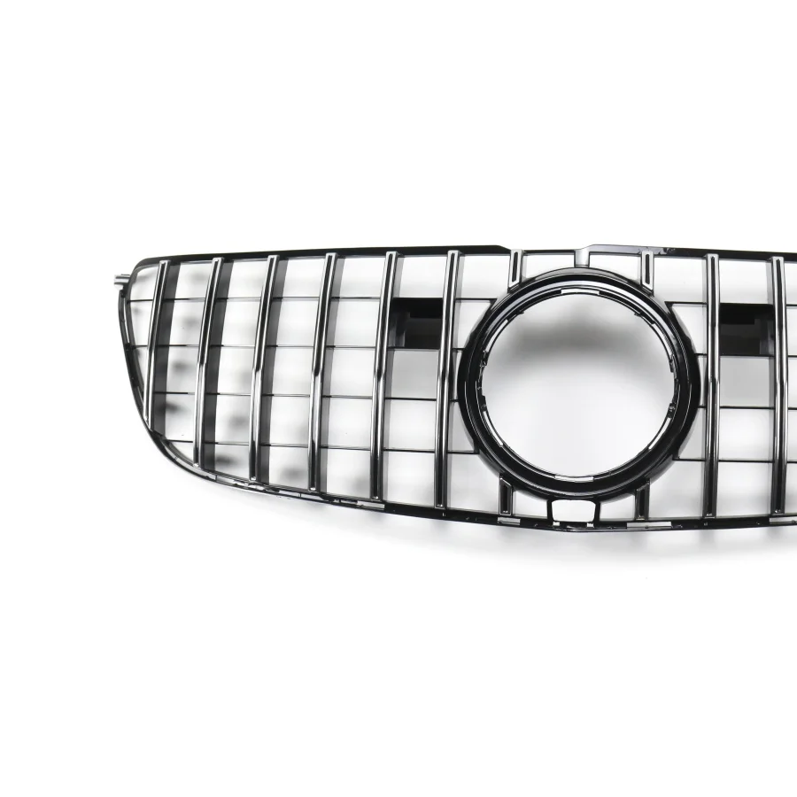 product tiypeor car black and silver honeycomb mesh grille for mercedes benz gls class x166 2016   2019 models abs material gt style-5