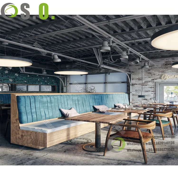 Custom Trendy Coffee Shop Bar Interior Design for Restaurants