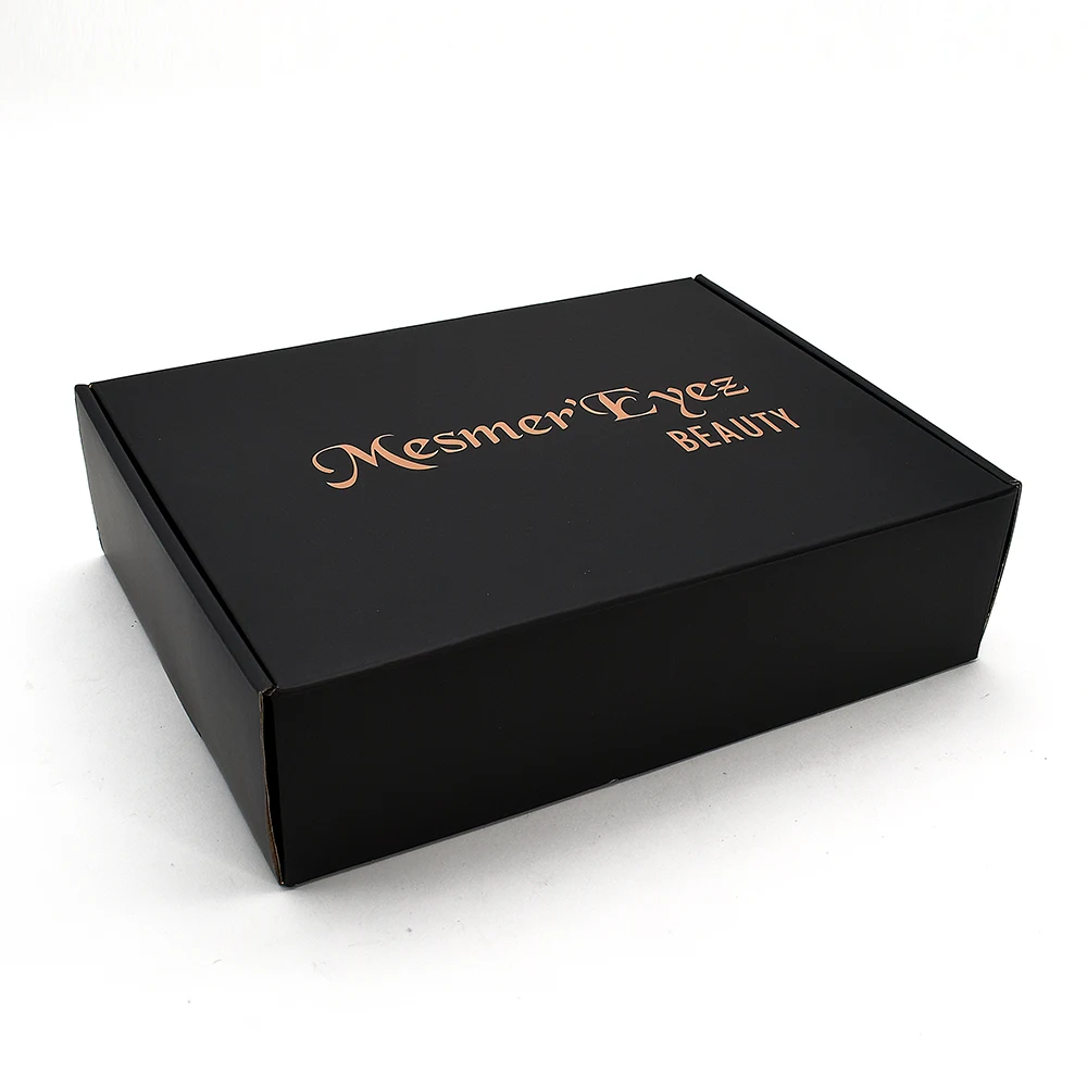 Customized logo for Factory Samples, Black Cosmetics, Corrugated Packaging, Mailbox Transport Box supplier