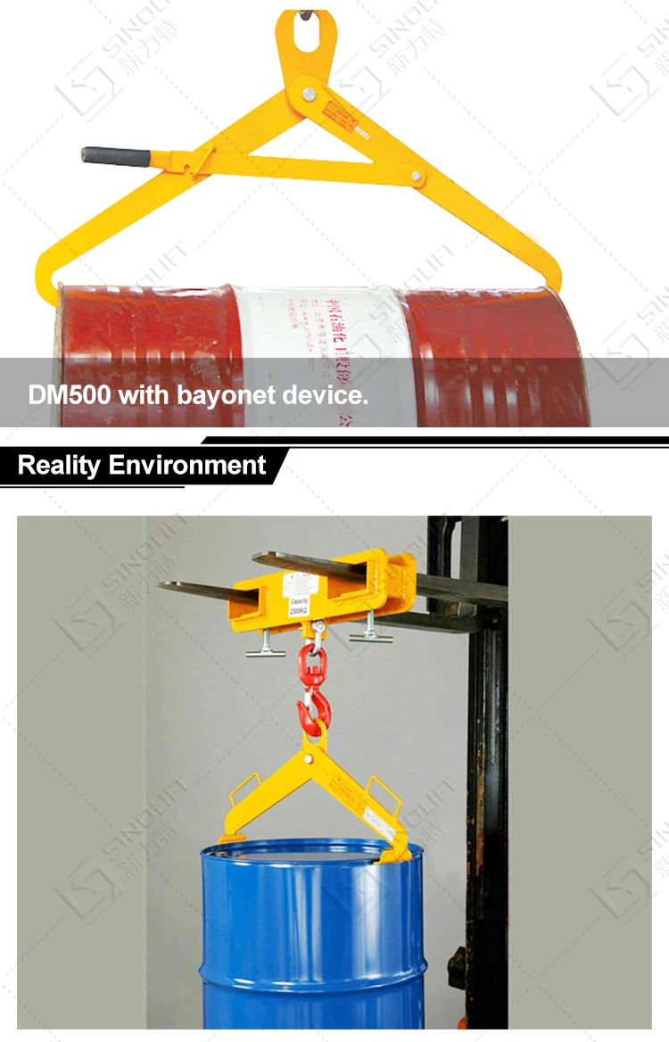 Sinolift Dl350 Dl360 Drum Lifter Oil Drum Dispenser Capacity 360kg