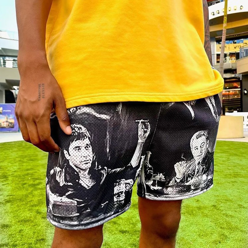 Custom Men's Mesh Shorts - Sublimation DTG Printing