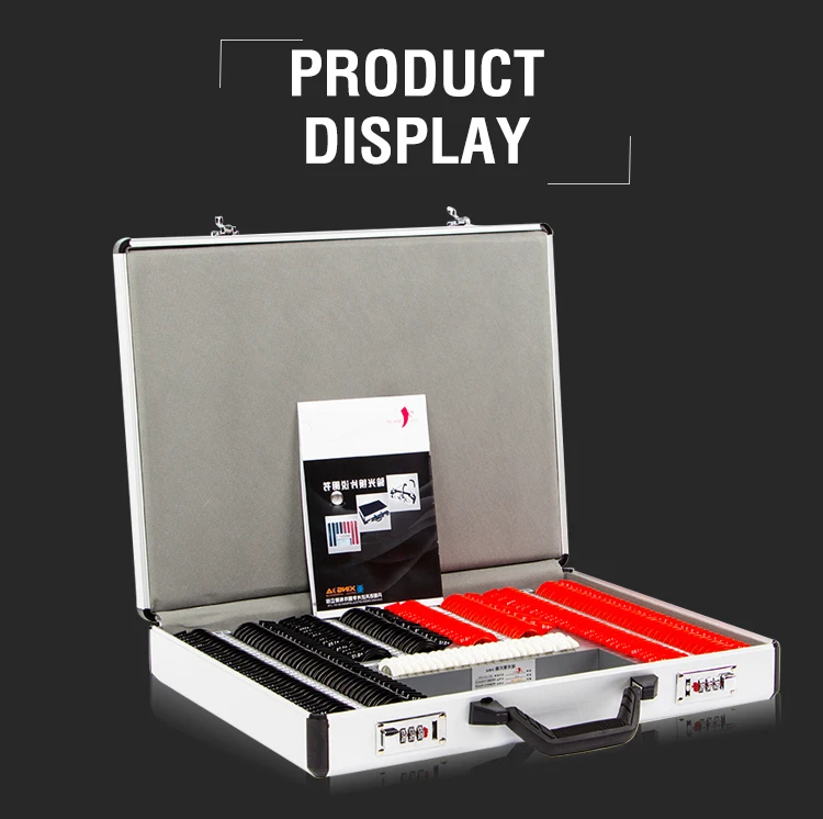 266 Pieces Optical Lenses High Quality Optical Trial Frame Kit Set Plastic Ring Trial Lens Set Aluminum Box Trial Frame SL-266