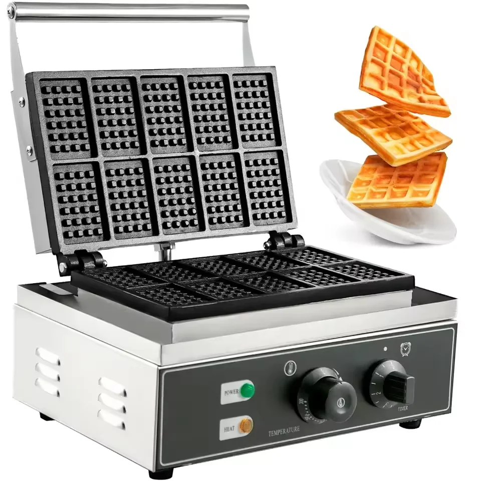 Commercial Street Snack Food Egg Waffle Making Machine factory