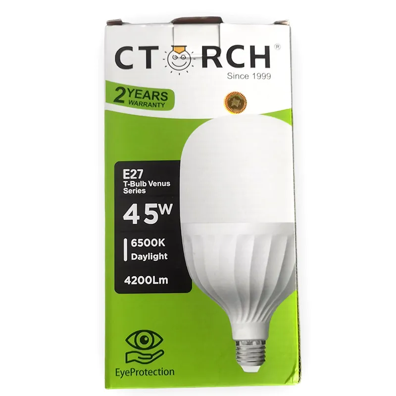 CTORCH Energy Saving LED T Bulb 220V 28W 38W 50W 60W Home Use LED Lighting With High Quality and Cheap Price