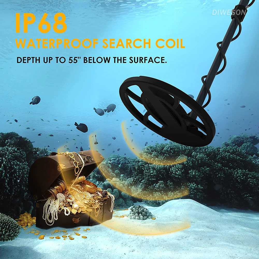 New Arrival 5 Search Modes Underground Deep Search Professional Industrial Gold Metal Detector