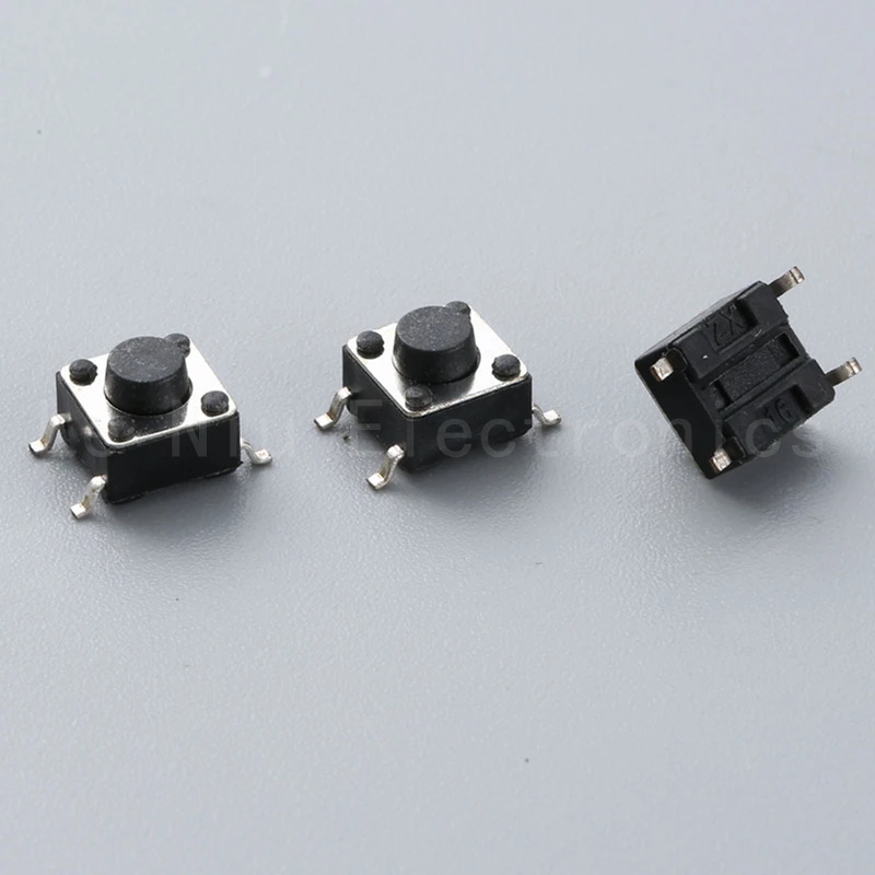 Mini 6x6 Touch Tactile Switch 6*6*4.3 Smt 4pin Micro Push Key Button ...