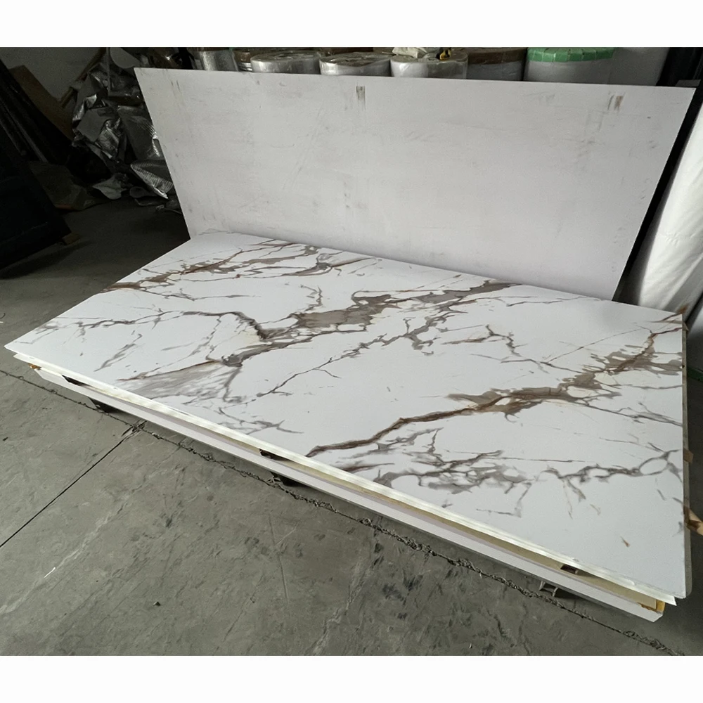 PVC FOAM PLASTIC BOARD MARBLE COLOR PVC LAMINATED SHEET