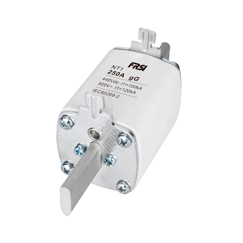 NT1 250A /500V HRC Fuse GL gG protection Flat Blade Fuse CE/TUV Fast Blow Cutout  Thermal Fuse Low Voltage Factory Supply
