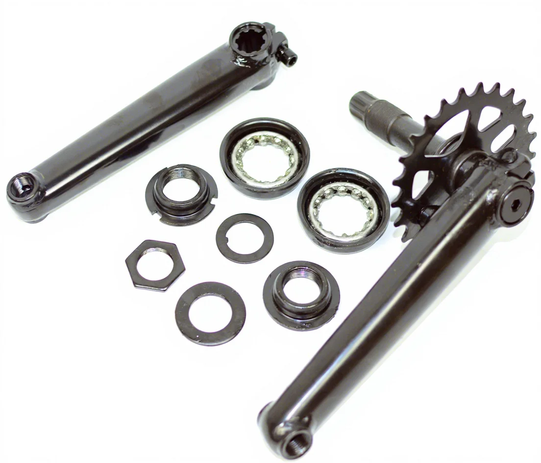 BMX クランク オリジナルSamox BMX自転車クランクセット｜24-32Tチェーンホイール