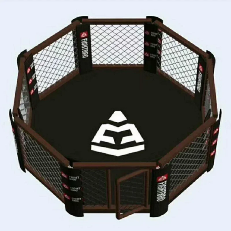 Customized logo Boxing Ring Fighting Octagon Mma Sanda Cage