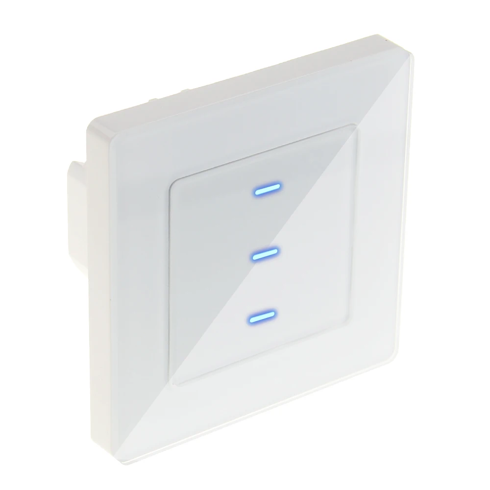 ЕС 2 Gang беспроводной Wi-Fi выключатели света стеклянной сенсорной панели новый Tuya Smart Электрический настенный выключатель с Alexa, Google Home