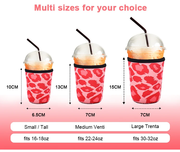 Customized Cup Sleeve Neoprene Cup Holder Coffee Cup Coozies details