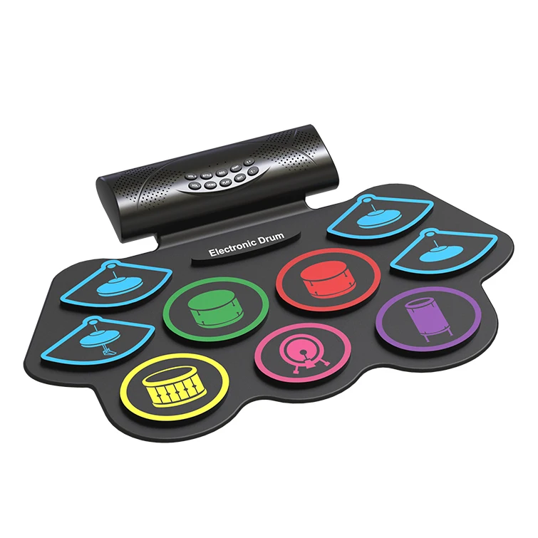 Colorful Hand Roll Drum - Educational Electronic Drums