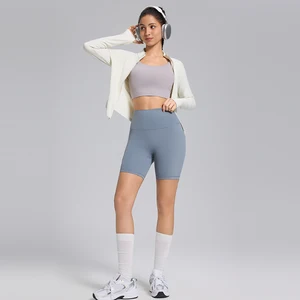 Custom High Quality 6 Piece Yoga Wear Suits Sportswear Gym Leggings Activewear Sports Shorts Bra Women Workout Fitness Yoga Sets