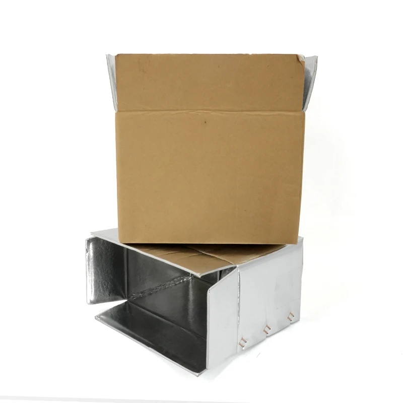 Insulated Freezer Container Fresh Fish Packaging Box Delivery Food Cooler Carton Fish Food Paper Box