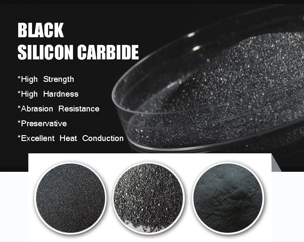 Black Silicon Carbide 600# for Ceramic Filter Polishing and Filling -1-