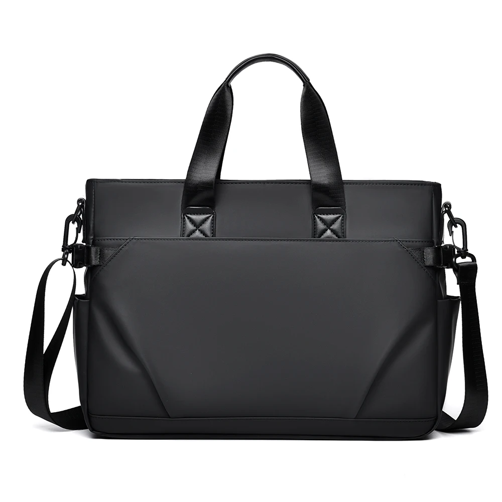 Men's Large Capacity Crossbody Bag Adjustable Strap, Slim & Lightweight for Daily Commute