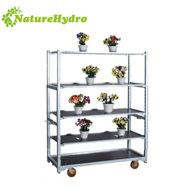 Dutch Danish Trolley Flower Trolley with Wheels for Decoration