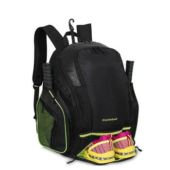 Sports Bag For Pickleball Bag With Shoe Storage Custom Backpack Carry Gym Tennis Bag Paddle Holder Backpack