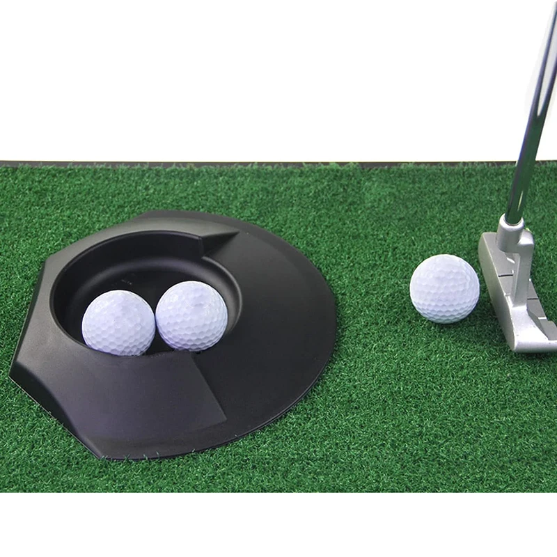 3pc Putt Putt Golf Course Set Black Alldirection Golf Training Cups Putter Indoor Outdoor