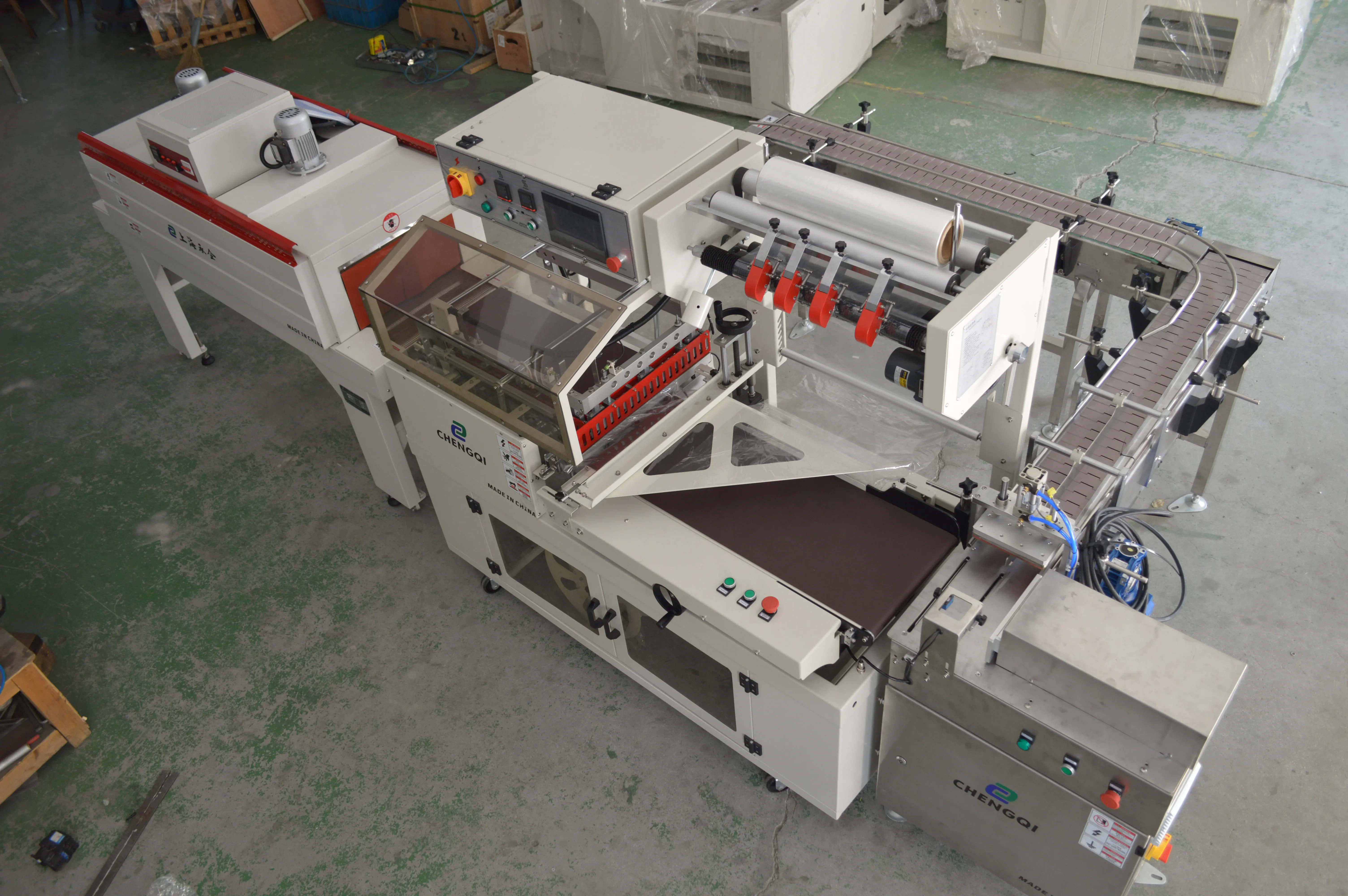 Automatic Shrink Wrapping Machine Used in Endline