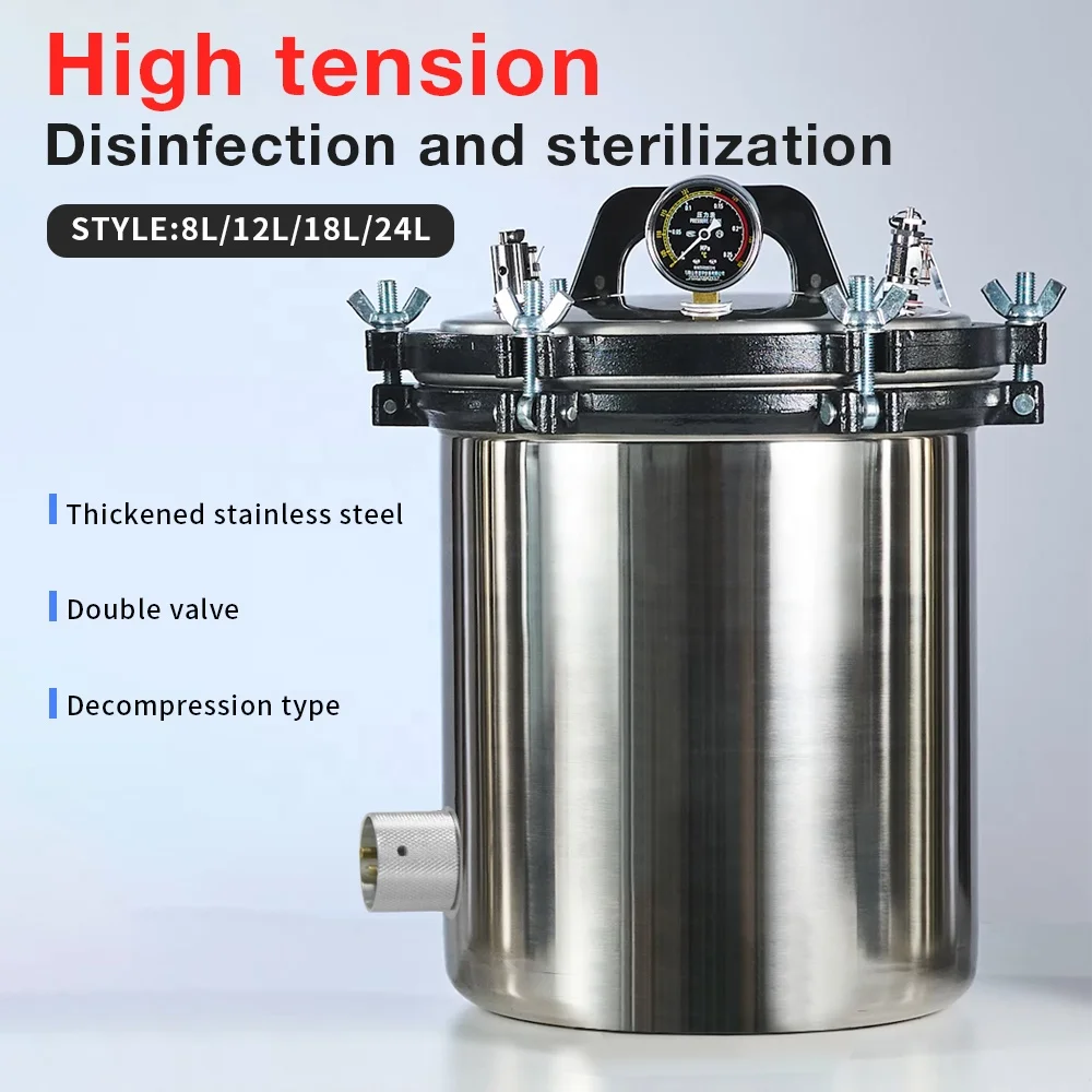 LABTEX Portable Sterilizer Autoclave Pressure Steam Sterilization