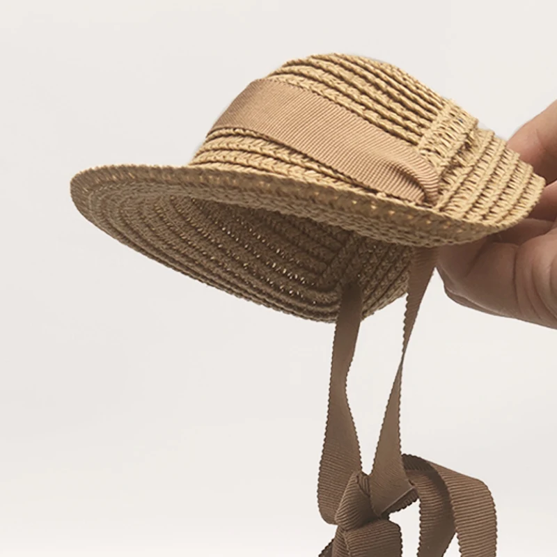 High Quality Cute Little French Straw Garden Hat And The Material Is