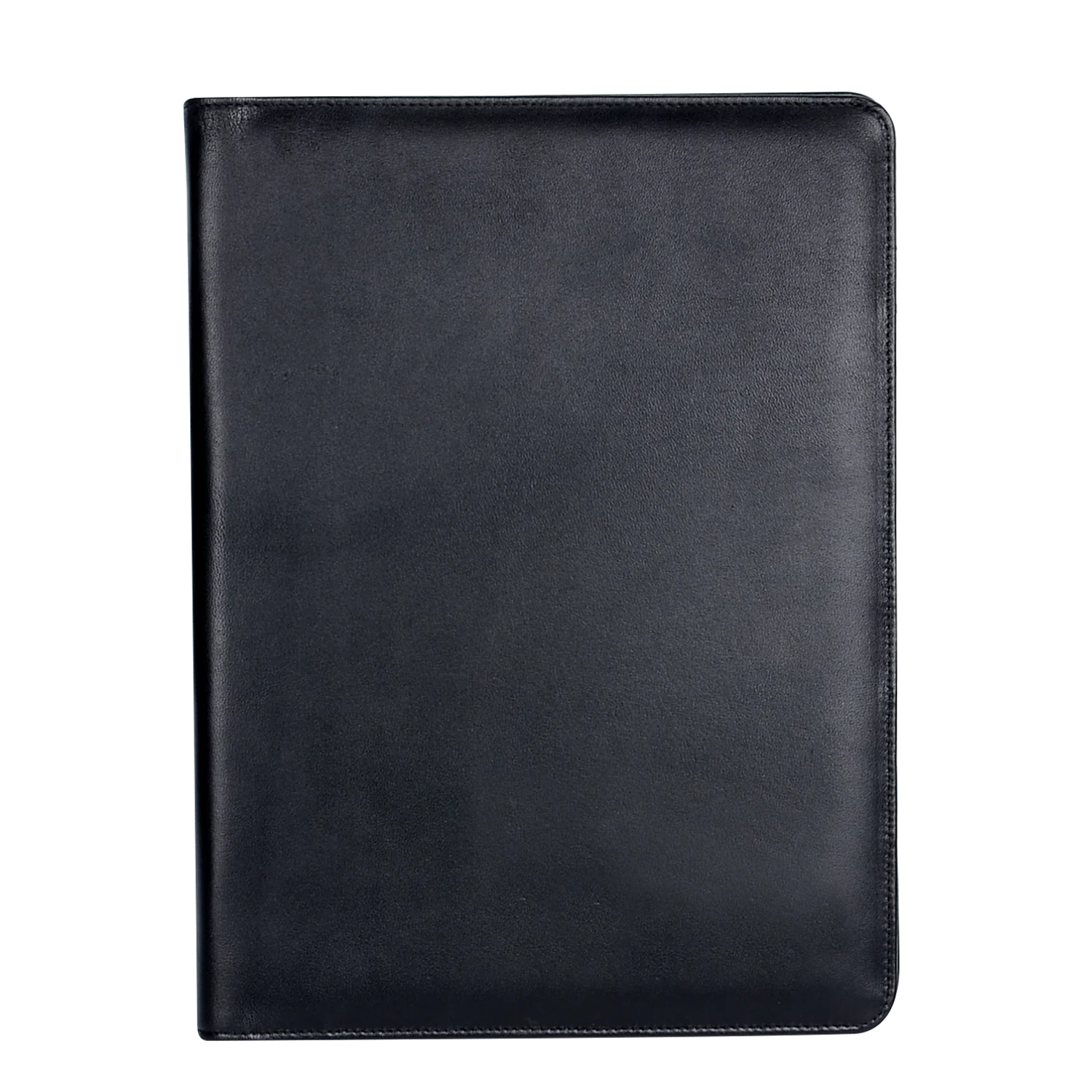 Eco-friendly PU Leather Filing Notepad File Folder Budget Holder Resume Legal Document Organizer for Presentations Interviews