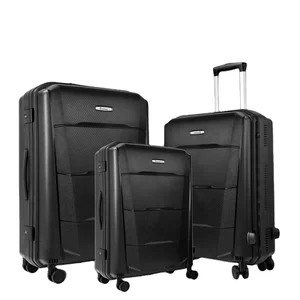 PP Trolley Bag Luggage Sets 3 Pieces Fashion Maletas De Viaje Set Wholesale AL Inexpensive 18 22 26 Inch Hand Carry Suitcase