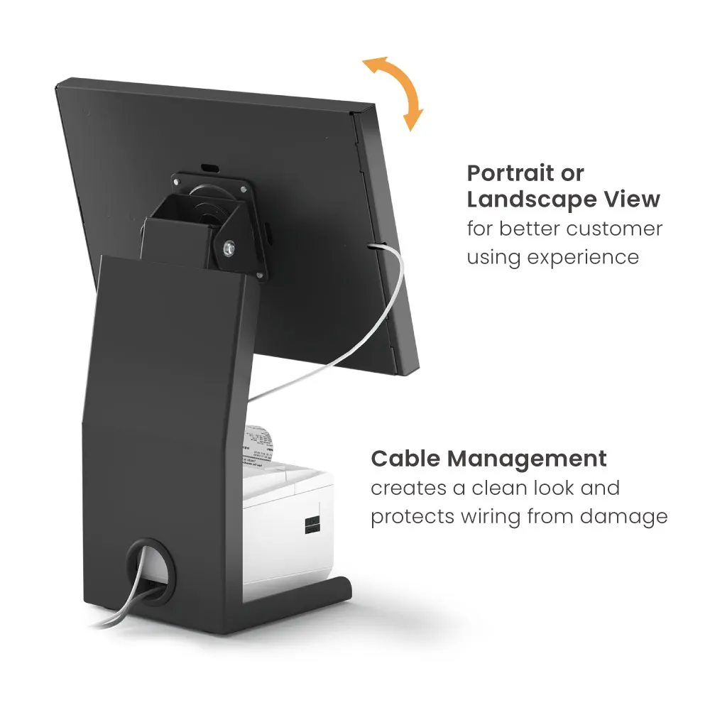 Secure and Versatile POS Terminal Display - Anti-Theft Stand