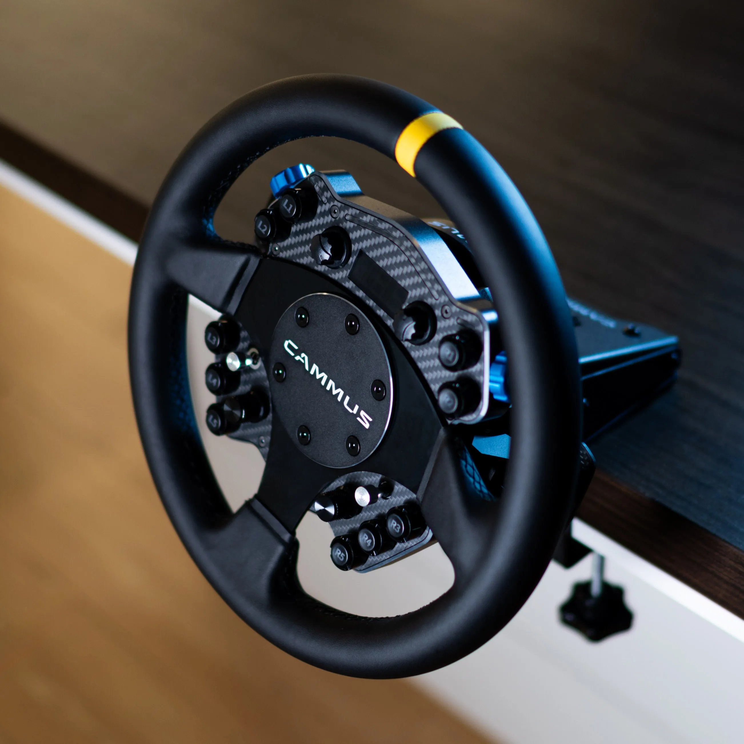CAMMUS C12 Direct Drive 12nm Base Racing Simulator Steering Gaming Wheel and Clutch Pedals