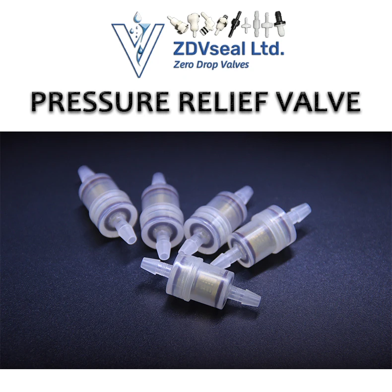 ZDVseal 3/16 Inch Barb Mini Check Valve with 10 psi Pressure Relief for 4mm Hose Tubing Fluid Control Components