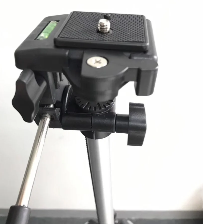 Metal Profssonal Tripod 330A Hand Rod Lifting 1350mm Max Load 3kg for DSLR Camera