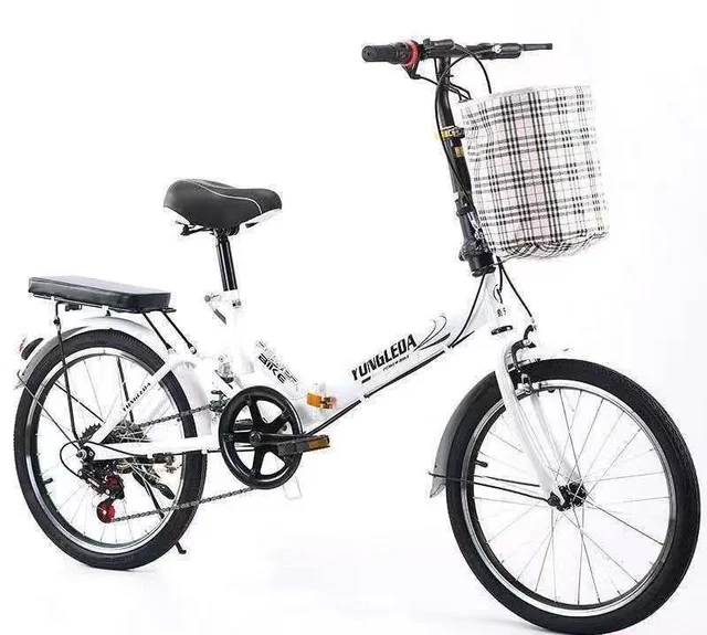 Lightweight Urban Folding Bicycle 20 Inch Carbon Steel Frame Foldable Bike for Adult Compact Folding Bike with Shock Absorber