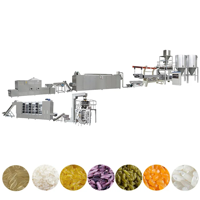 Artificial Rice Plant Full Automatic 800-1000kg/h Fortified Rice Machine