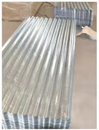 Тисненый цветной полимерный гофрированный металлический кровельный лист Gi железная плита